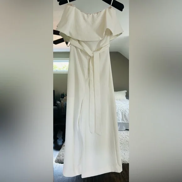 Aritzia flutter off shoulder jumpsuit - Picture 2 of 3